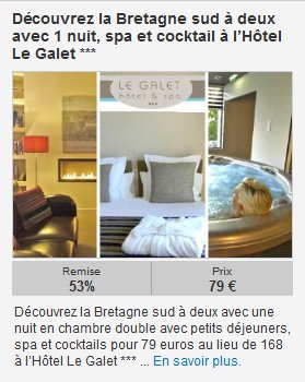 Email offre hotel groupon