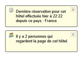 mettre la pression sur vos clients pour qu'ils réservent chez vous