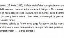 Mise à jour de la page d'accueil de mon client
