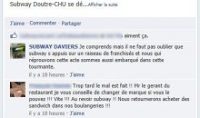 La haine sur la page Facebook