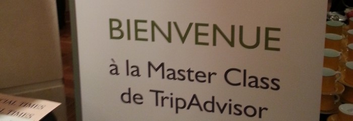 TripAdvisor Master Class, Paris le 12 juin