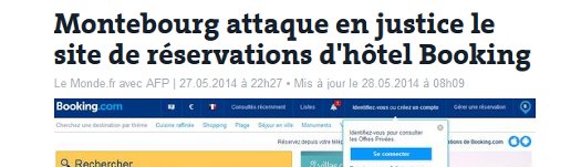 Booking sera jugé en France (et c’est tant mieux)