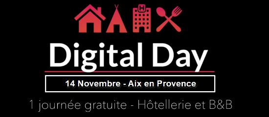 Digital Day Hôtellerie à Aix en Provence le 14 novembre